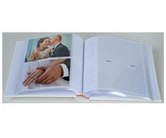 Nuotraukų Albumas - Fandy KD46200W 200 Nuotraukų 10x15 cm Slip-In Bookbound Baltas