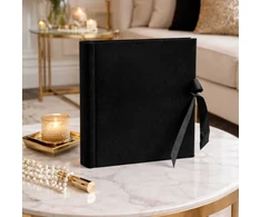 Nuotraukų Albumas - Gedeon KD46200 10x15 cm 200 Nuotraukų Knyga Suvyniota VELVET ONYX