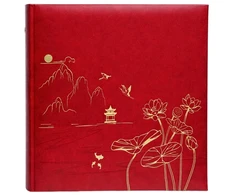 Nuotraukų Albumas - Gedeon KD46200 200 Nuotraukų 10x15 cm Knyginis Raudonas