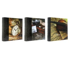 Nuotraukų Albumas - Gedeon Nuotraukų Albumas GED B46300/2 Retro-5 10x15 300 Knygučių Juodas