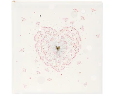 Albumas GOLDBUCH 08062 Golden heart 30x31/60psl |balti lapai| kampučiai/lipdukai
