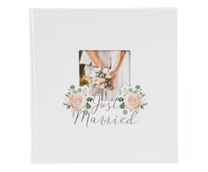 Albumas GOLDBUCH 08188 Just Married 30x31/60psl | balti lapai | kampučiai/lipdukai | knyginio rišimo