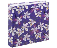 Albumas GOLDBUCH 17773 Orchid Mood violetinė 23x23cm, 10x15cm /200 foto kišeninis | knyginio rišimo
