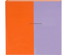 Albumas GOLDBUCH 27481 Coloration oranžinis|lilac 30x31 60psl | kampučiai/lipdukai | knyginio rišimo