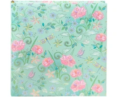 Albumas GOLDBUCH 27812 Nature's Melody mint 30x31 cm| 60 psl | balti lapai| kampučiai/lipdukai