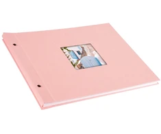 Nuotraukų Albumas - GOLDBUCH 28822 Bella Vista 39x31cm 40 Puslapių Baltos Lapo Rožinė
