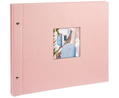 Nuotraukų Albumas - GOLDBUCH 28822 Bella Vista 39x31cm 40 Puslapių Baltos Lapo Rožinė
