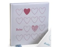 Nuotraukų Albumas - KPH FA-983 Light Heart 60 Puslapių Kūdikių Albumas 29x32 cm Light Heart