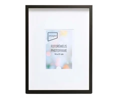 Nuotraukų Rėmas - Imagee AMRI 30x40 Medinis Rėmas 15x20 Nuotraukai 14mm Gylis Tamsiai Rudas