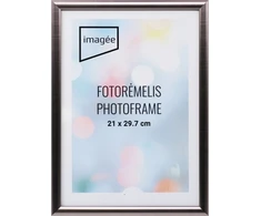 Nuotraukų rėmelis Rėmelių Rinkinys - Imagee 21x30 Plastikiniai Rėmeliai 3 Vnt 14mm Pilkas Antracitas