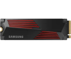 Kietasis diskas SSD SAMSUNG 990 PRO with Heatsink, 4TB, M.2, PCIe Gen4, NVMe, TLC, Rašymo greitis 6900 MBytes/sec, Skaitymo greitis 7450 MBytes/sec, TBW 2400 TB, MTBF 1500000 hours, MZ-V9P4T0CW