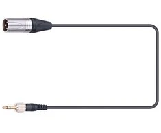 Objektyvas Adapteris - COMICA CVM-DL-XLR 3.5mm TRS į XLR 3-pin Mono 45cm