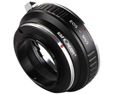 Objektyvas Adapteris - K&amp;F Concept Canon EF į Micro 4/3 objektyvo tvirtinimą aliuminio