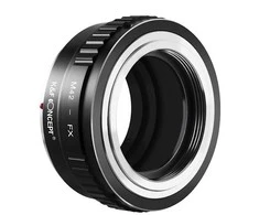 Objektyvas Adapteris - K&amp;F Concept M42 Bajonetas į Fuji FX Montavimą, Aliuminis