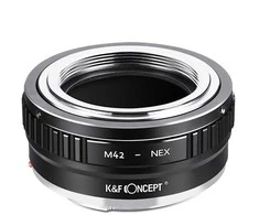 Objektyvas Adapteris - K&amp;F Concept M42 Bajonetas į Sony E-mount Žalvaris