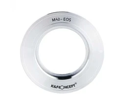 Objektyvas Adapteris - K&amp;F Concept M42 Bajoneto Adapteris Canon EOS