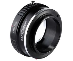 Objektyvas Adapteris - K&amp;F Concept Minolta MC/MD į Sony E-mount Aliuminio Dizainas