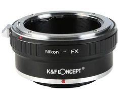Objektyvas Adapteris - K&amp;F Concept Nikon F-Mount Į Fuji X-Mount, Rankinis Fokusavimas, Aliuminio Konstrukcija, Juoda