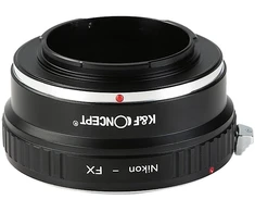 Objektyvas Adapteris - K&amp;F Concept Nikon F-Mount Į Fuji X-Mount, Rankinis Fokusavimas, Aliuminio Konstrukcija, Juoda