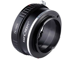 Objektyvas Adapteris - K&amp;F Concept Pentax K-mount į Sony E-mount Aliuminis
