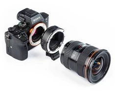 Objektyvas Adapteris - Viltrox EF E5 Canon EF/EF S į Sony E tvirtinimo adapterį, automatinis fokusavimas, OLED ekranas