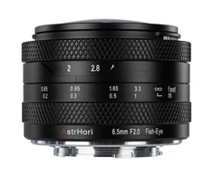 Objektyvas - AstrHori MF 6.5mm f/2 APS-C apvalus žuvies akies objektyvas Fujifilm X