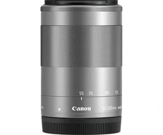 Objektyvas Canon EF-M 55-200mm f/4.5-6.3 IS STM (Sidabrinis)