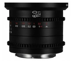 Objektyvas Laowa Venus Optic 6 mm T2. Cine Micro 4/3
