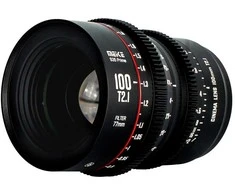 Objektyvas - Meike MK 100mm T2.1 EF montavimas, 0.9m fokusas, 12 peiliukų diafragma