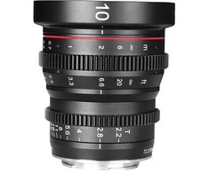 Objektyvas - Meike MK 10mm T2.2 Sony E mount, rankinis fokusavimas, 30cm min fokusavimo atstumas