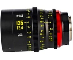 Objektyvas - Meike MK 135mm T2.4 Sony FE Mount 12 Elements Juodas