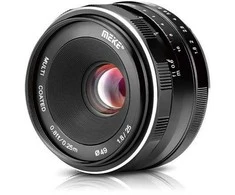 Objektyvas - Meike MK 25mm F1.8 Fuji X mount Manual Focus Lens