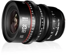 Objektyvas - Meike MK 25mm T2.1 S35 Canon EF, T2.1-T22, 35cm fokusavimo atstumas
