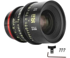 Objektyvas - Meike MK 35mm T2.1 FF EF montavimas, 330° fokusavimo sukimas, 11 ašmenų diafragma