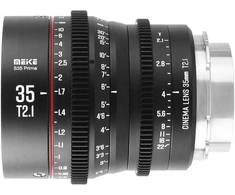 Objektyvas - Meike MK 35mm T2.1 S35 PL tvirtinimas, T2.1, 48cm fokusas, 80mm skersmuo