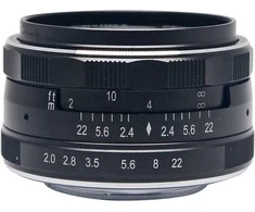 Objektyvas - Meike MK 50mm f/2.0 Sony E Mount Manual Focus Aluminum