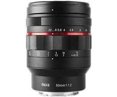 Objektyvas - Meike MK 50mm F1.2 Nikon Z montavimo rankinis fokusavimas fiksuotas objektyvas