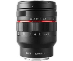 Objektyvas - Meike MK 50mm F1.2 rankinis fokusavimo objektyvas Canon RF tvirtinimui