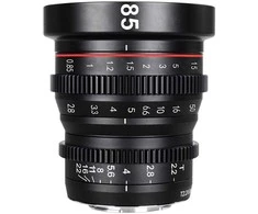 Objektyvas - Meike MK 85mm T2.2 Sony E Mount, rankinis fokusavimas, T2.2, juodas