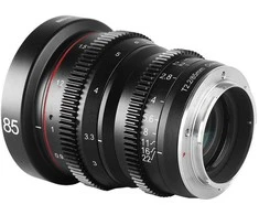 Objektyvas - Meike MK 85mm T2.2 Sony E Mount, rankinis fokusavimas, T2.2, juodas