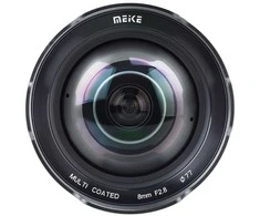 Objektyvas - Meike MK 8mm F2.8 Micro Four Thirds Manual Focus Juodas