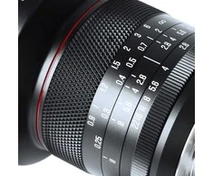 Objektyvas - Meike MK 8mm F2.8 Micro Four Thirds Manual Focus Juodas
