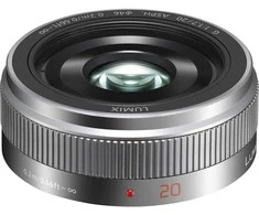 Objektyvas Panasonic LUMIX G 20mm / F1.7 II ASPH. (H-H020AE-S) Sidabrinis