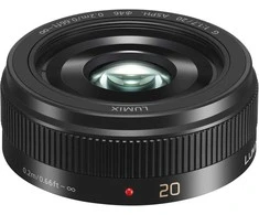 Objektyvas Panasonic LUMIX G 20mm / F1.7 II ASPH. (H-H020AE-K) Juodas