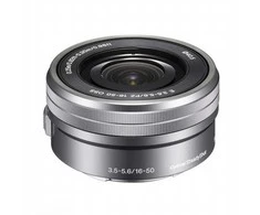 Objektyvas Sony E PZ 16-50mm F3.5-5.6 OSS (Sidabrinis) | (SELP1650/S)