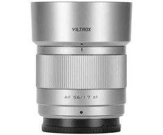 Objektyvas - Viltrox AF 56mm F1.7 Fuji X automatinis fokusavimas prime sidabrinis