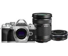 Olympus OM-D E-M10 Mark IV + ED 14-42mm EZ PANCAKE + ED 40-150mm F4-5.6 R (Sidabrinis)