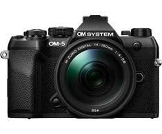 Olympus OM SYSTEM OM-5 Mark II + M.ZUIKO DIGITAL ED 14-150mm F4-5.6 II (Juodas)