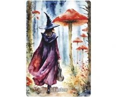 Orakulo kortų kaladė - Llewellyn Witch Whispers Oracle Cards, 40 kortelių, knyga anglų kalba