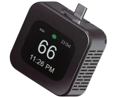 Oro kokybės stebėjimas - HiSmart TUYA oro kokybės stebėjimas PM2.5, PM10, CO2, VOC, Wi-Fi, Bluetooth